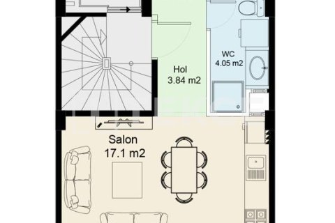 1+1 Appartement à Istanbul, Turkey No. 11835 15