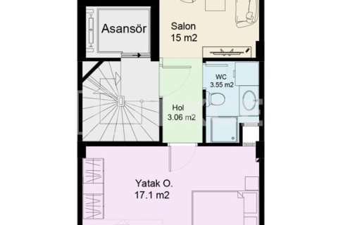 1+1 Apartment in Istanbul, Turkey No. 11835 12