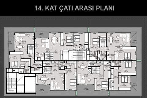 2+2 Apartment en Istanbul, Turkey No. 15819 17