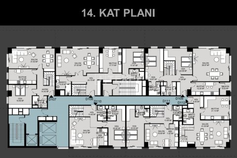 2+2 Apartment en Istanbul, Turkey No. 15819 18