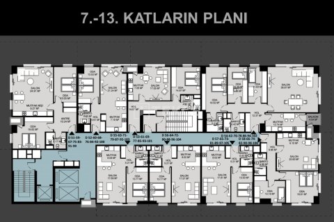 2+2 Appartement à Istanbul, Turkey No. 15819 19