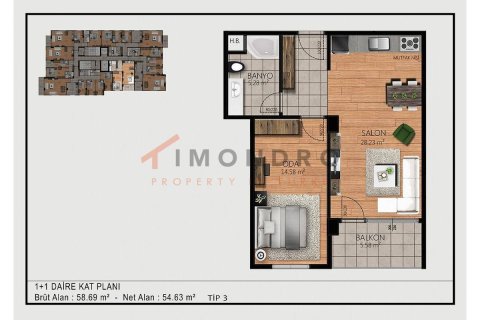 3+1 Apartment in Maltepe, Turkey No. 17488 5