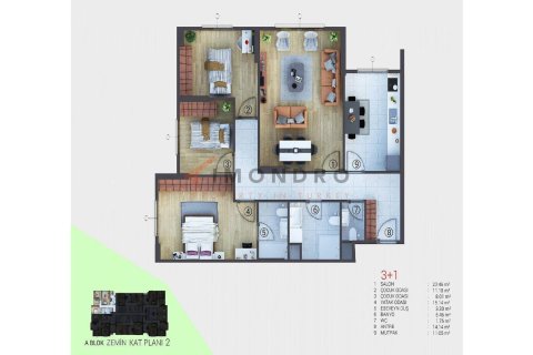 3+1 Apartment en Sancaktepe, Turkey No. 17429 8