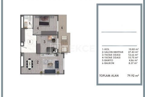 3+1 Apartment in Aksu, Turkey No. 13002 19