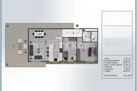 3+1 Apartment in Aksu, Turkey No. 13002 21