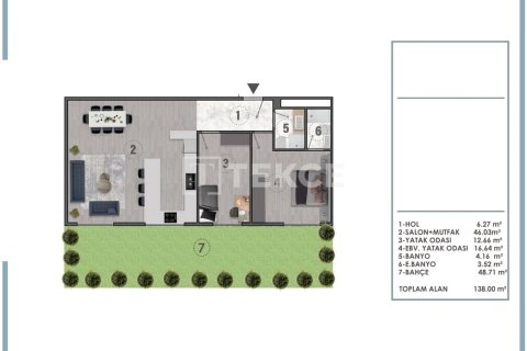 3+1 Apartment en Aksu, Turkey No. 13002 20