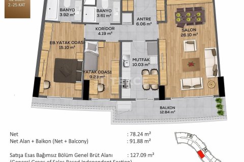 5+1 Apartment en Bueyuekcekmece, Turkey No. 11188 30