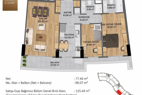 2+1 Apartment in Bueyuekcekmece, Turkey No. 11186 29