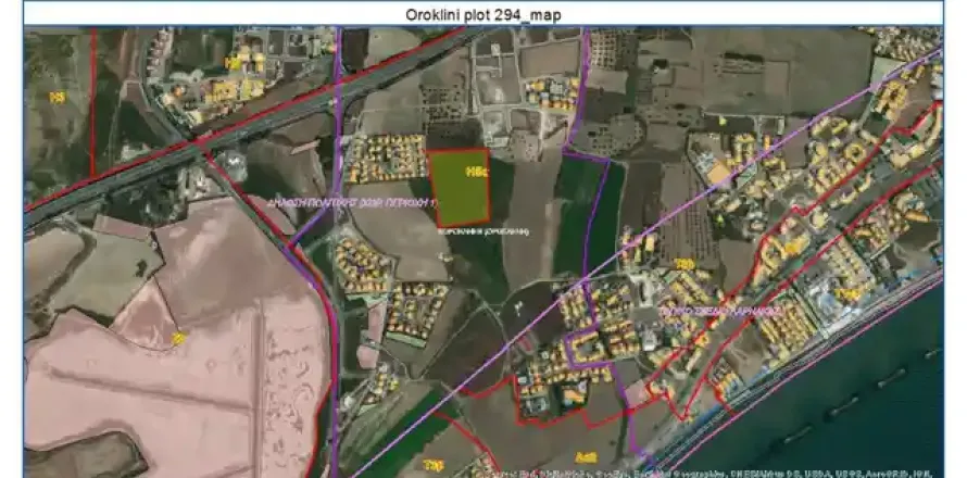 20737m² Land in Oroklini, Cyprus No. 36428