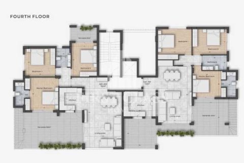 3 dormitorios Penthouse en Germasogeia, Cyprus No. 33230 2