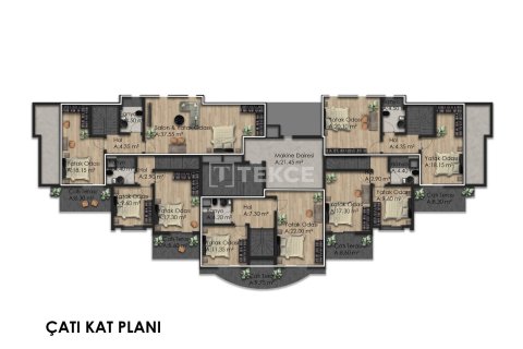 3+1 Apartment en Aksu, Turkey No. 12475 12