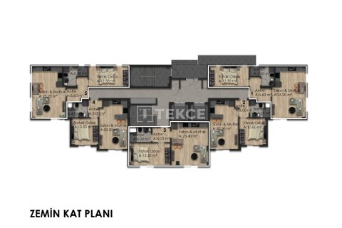 3+1 Apartment in Aksu, Turkey No. 12475 9