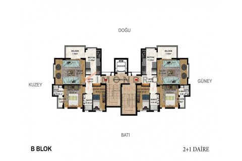 4+1 Appartement à Aksu, Turkey No. 17402 17