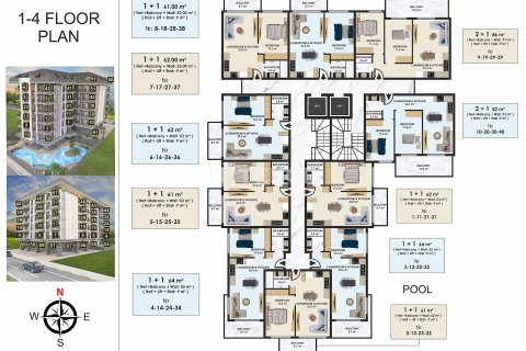 1+1 Appartement à Alanya, Turkey No. 20767 11