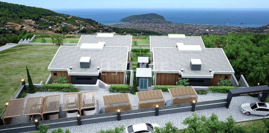 4+1 Villa à Alanya, Turkey No. 20769