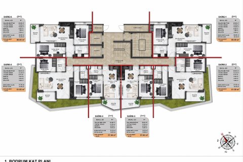 Пентхаус 2+1 в Аланья, Турция №11654 17