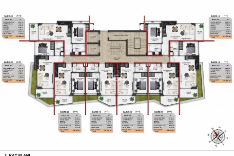 2+1 Penthouse à Alanya, Turkey No. 11654 22