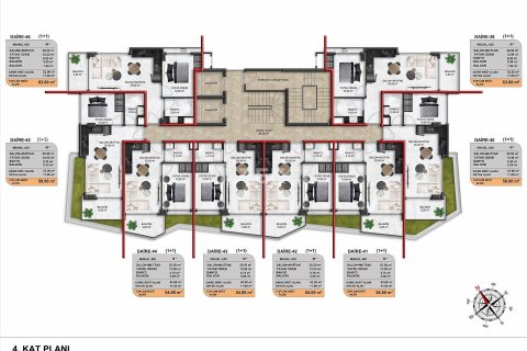 2+1 Penthouse à Alanya, Turkey No. 11654 20