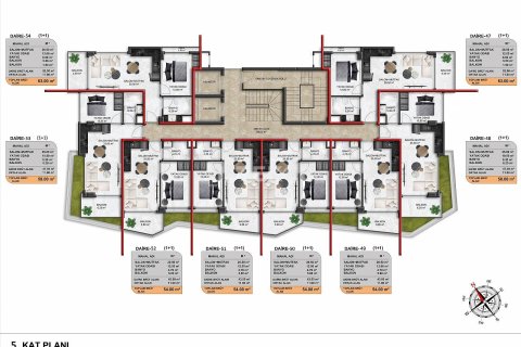 2+1 Penthouse in Alanya, Turkey No. 11654 19