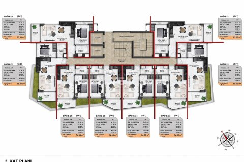 2+1 Penthouse en Alanya, Turkey No. 11654 21