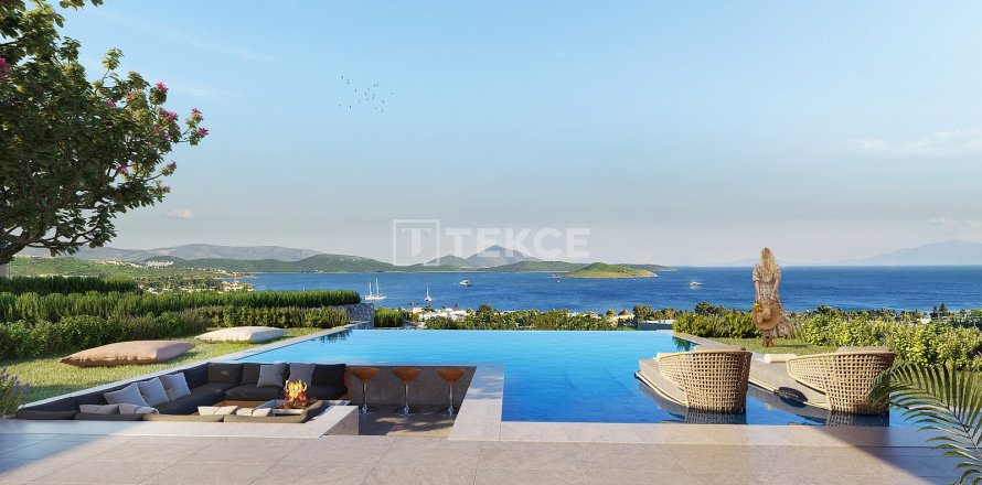 5+1 Villa à Bodrum, Turkey No. 17685