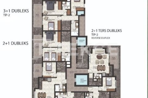 2+1 Penthouse à Alanya, Turkey No. 13943 2