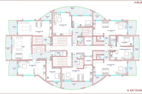 Пентхаус 3+1 в Аланья, Турция №21684 5