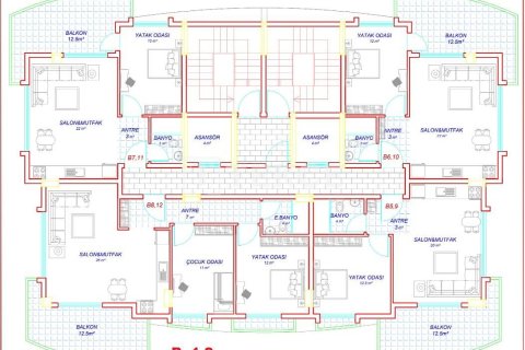 Пентхаус 3+1 в Аланья, Турция №21684 9