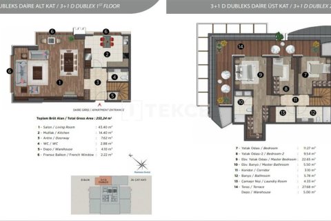 3+1 Appartement à Istanbul, Turkey No. 16662 2