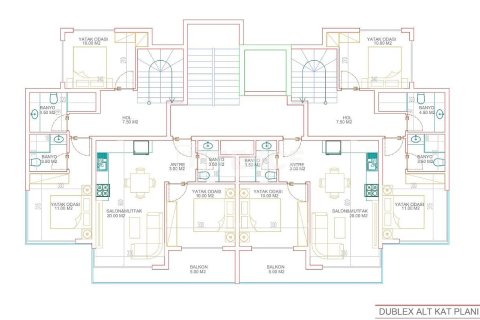 Пентхаус 3+1 в Аланья, Турция №11462 3