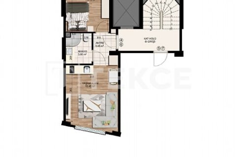 2+1 Apartment en Istanbul, Turkey No. 15779 3