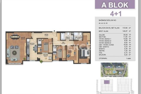 4+1 Apartment in Istanbul, Turkey No. 15586 6