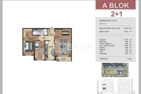 4+1 Apartment en Istanbul, Turkey No. 15586 3