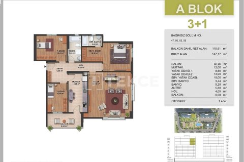 4+1 Apartment in Istanbul, Turkey No. 15586 4