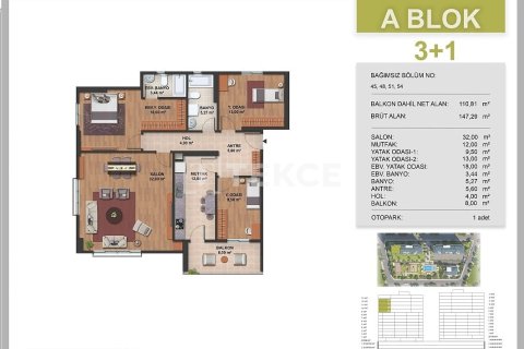 4+1 Apartment in Istanbul, Turkey No. 15586 5