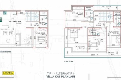 4+1 Villa à Alanya, Turkey No. 21904 19