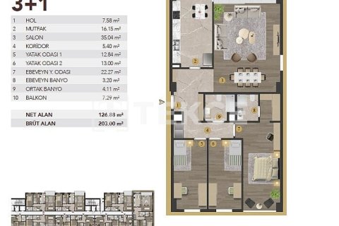 1+1 Appartement à Istanbul, Turkey No. 20758 28