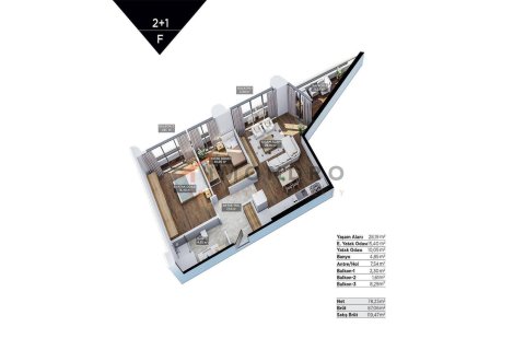 4+1 Apartment en Umraniye, Turkey No. 17887 21