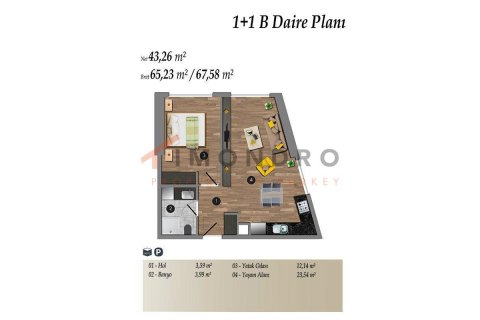 3+1 Apartment en Kadikoy, Turkey No. 17983 21