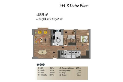 3+1 Apartment en Kadikoy, Turkey No. 17983 24