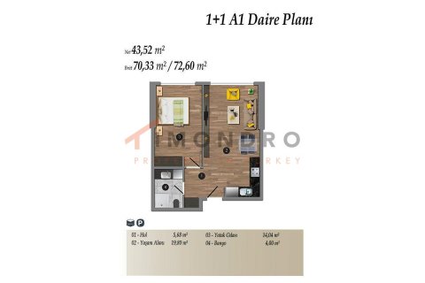 3+1 Appartement à Kadikoy, Turkey No. 17983 18