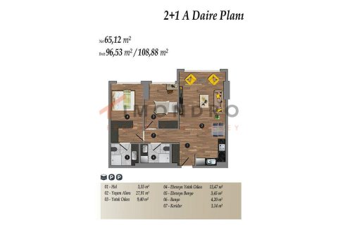 3+1 Appartement à Kadikoy, Turkey No. 17983 23