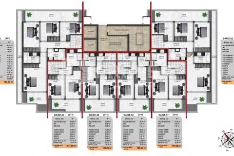 3 habitaciones Apartment en Demirtas, Turkey No. 13340 21