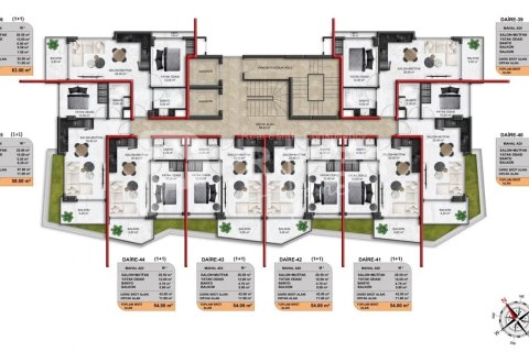 3 habitaciones Apartment en Demirtas, Turkey No. 13340 17