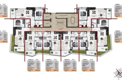 3 rooms Appartement à Demirtas, Turkey No. 13340 22