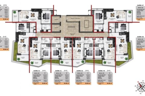 3 habitaciones Apartment en Demirtas, Turkey No. 13340 18