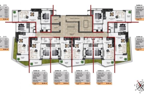 3 habitaciones Apartment en Demirtas, Turkey No. 13340 16