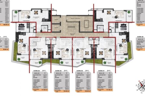 3 habitaciones Apartment en Demirtas, Turkey No. 13340 19