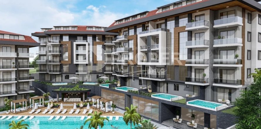 0+3 Apartment in Kestel, Turkey No. 13429