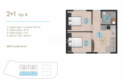 1+1 Apartment in Cesme, Turkey No. 17561 21